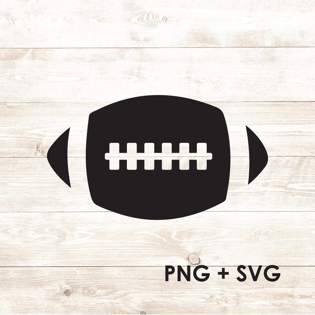 Football - SVG + PNG - Digital Download-Digital Download-Too Sweet SVGs