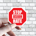 Stop Asian Hate AAPI Stop Sign Sticker