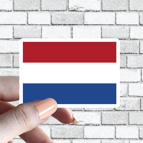 Netherlands Flag Sticker Dutch Flag Country Sticker