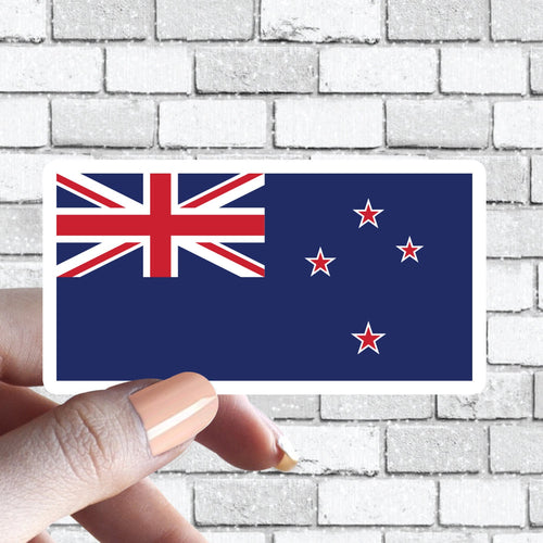 New Zealand Flag Sticker New Zelanders Flag Country Sticker