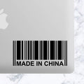 Made in China Chinese Barcode Vinyl Car Decal Car Decal, Tumbler Decal, Laptop Decal, ETC