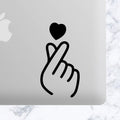 Korea Heart Love K Pop Made in Korea Korean Vinyl Car Decal Car Decal, Tumbler Decal, Laptop Decal, ETC