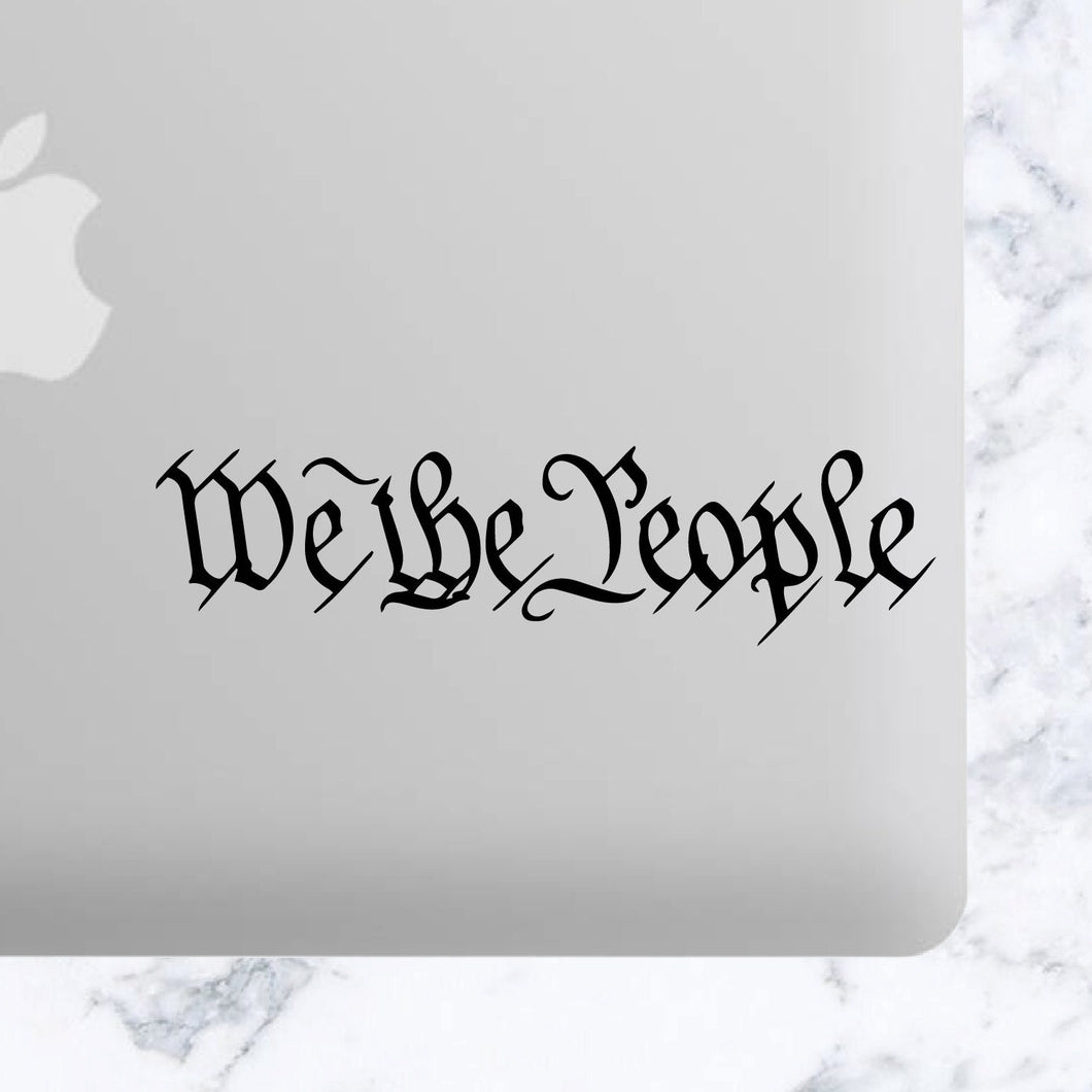 We The People Preamble Constitution USA American Sticker Made in USA Vinyl Car Decal Car Decal, Tumbler Decal, Laptop Decal, ETC