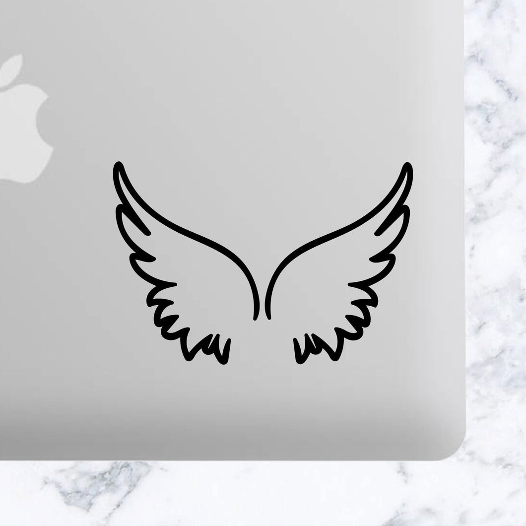 Angel Wings Vinyl Decal Car Decal, Tumbler Decal, Laptop Decal, ETC