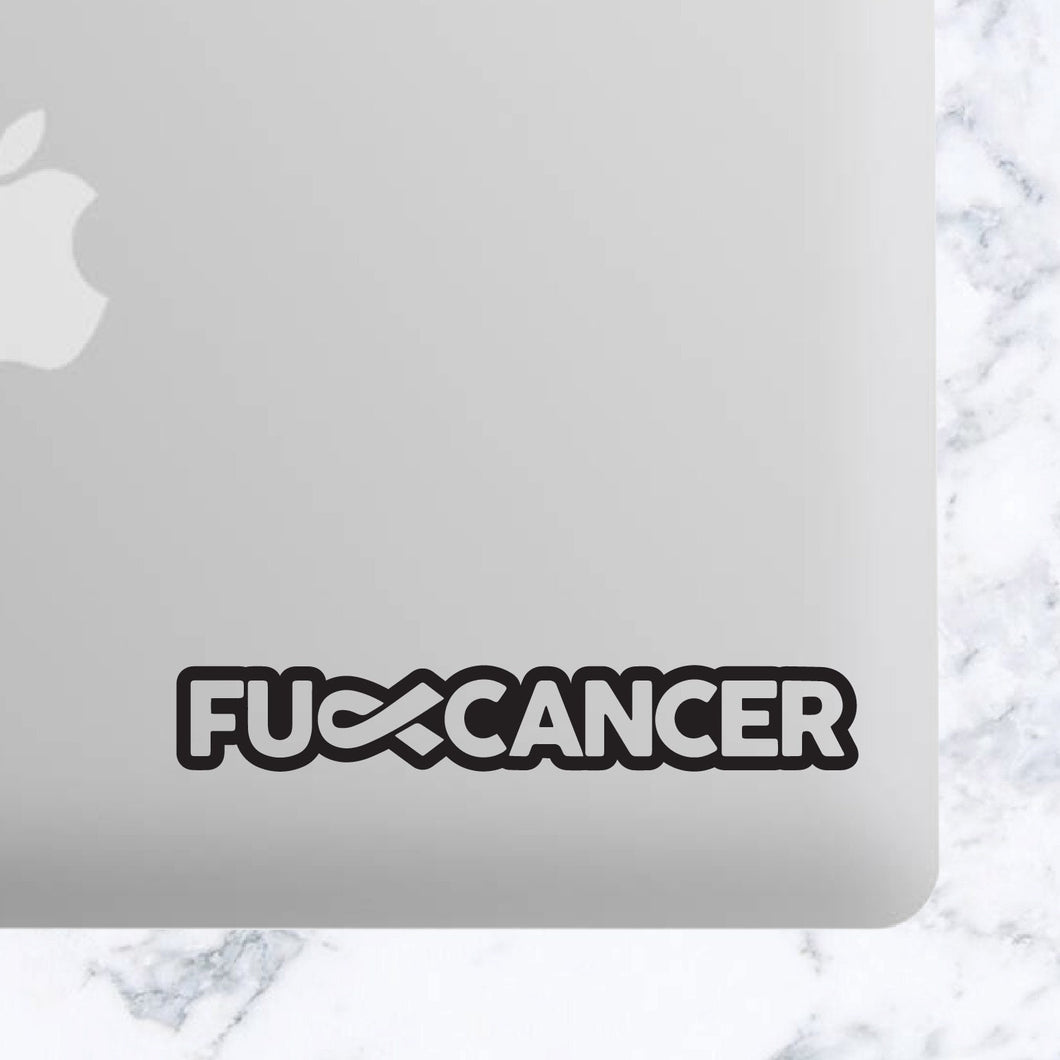 Fuck Cancer Decal, Cancer Awareness, Cancer Survivor, Beat Cancer, Cancer Month Vinyl Decal Car Decal, Tumbler Decal, Laptop Decal, ETC