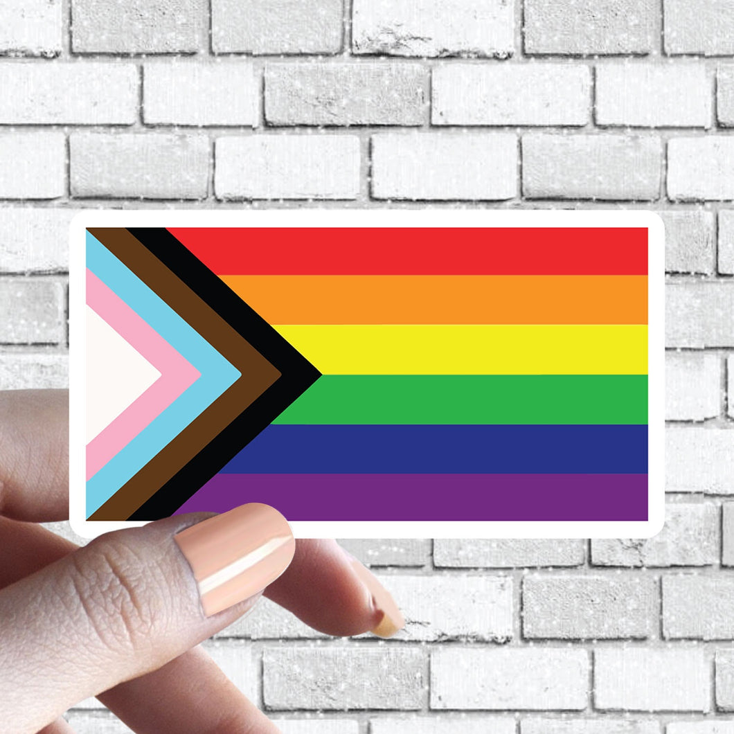 Pride Love is Love LGBTQ Flag LGBTQ+ Sticker