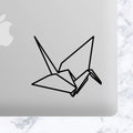Paper Crane Origami Vinyl Crane Decal Simple Crane Outlines Perfect for Car, Laptop, Vinyl Decal Car Decal, Tumbler Decal, Laptop Decal, ETC