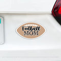 Football Mom MAGNET Cute Sports Mom Football Magnet with Cheetah Print for Pee Wee Football Season Pop Warner Mom 5"