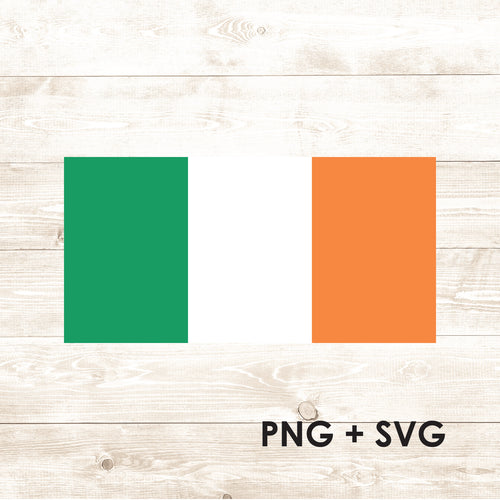 Ireland Flag - Flag of Ireland - Irish - SVG + PNG - Digital Download-Digital Download-Too Sweet SVGs