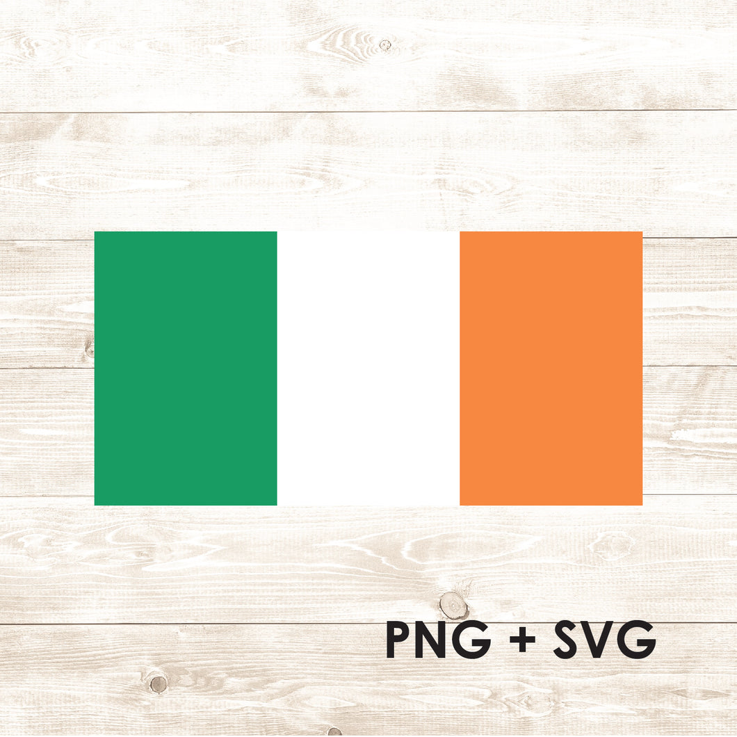 Ireland Flag - Flag of Ireland - Irish - SVG + PNG - Digital Download-Digital Download-Too Sweet SVGs