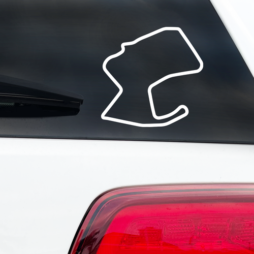 Laguna Seca Track Racetrack Race Track Decal-Too Sweet SVGs